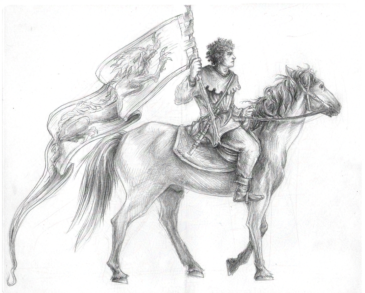 sketch of perrin aybara from wheel of time