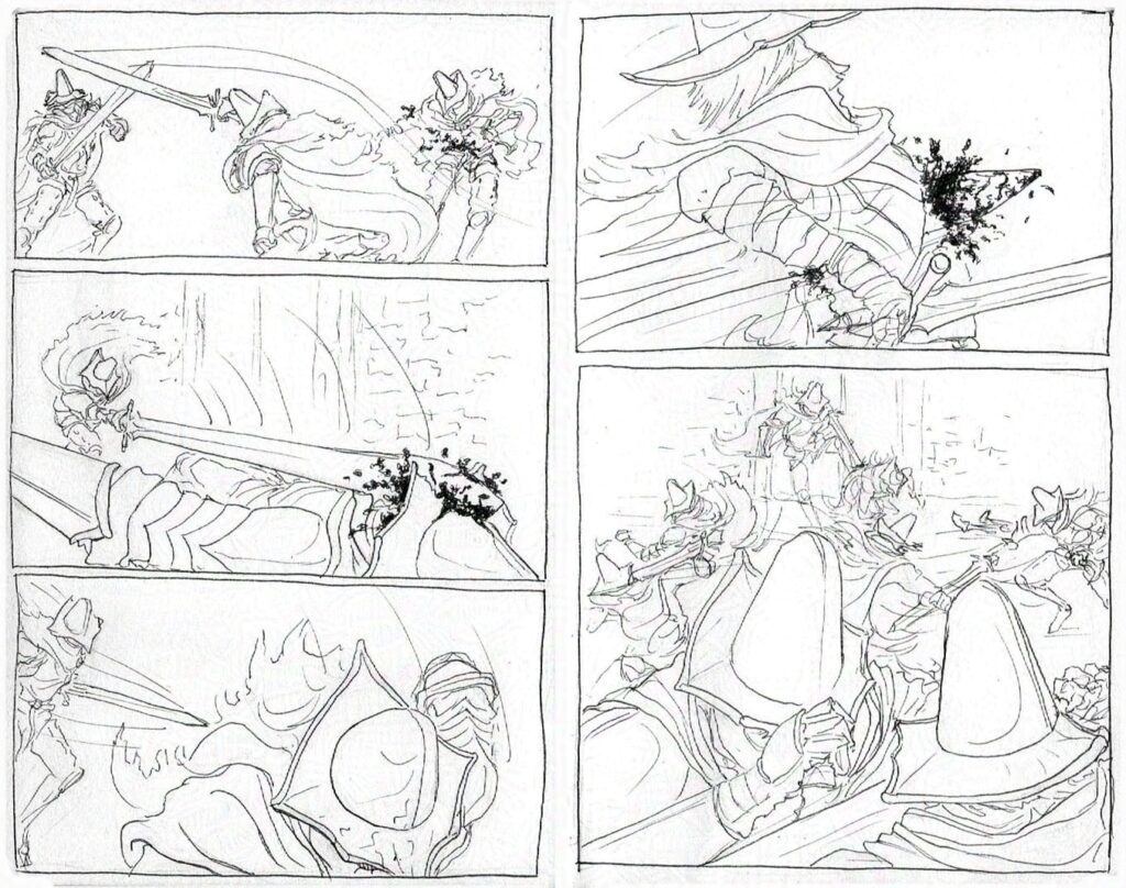 comic book inspired by dark souls