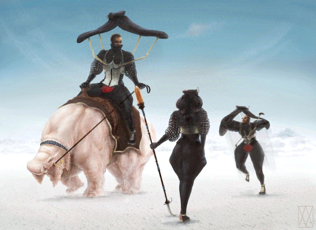 sci-fi salt desert dwelling people