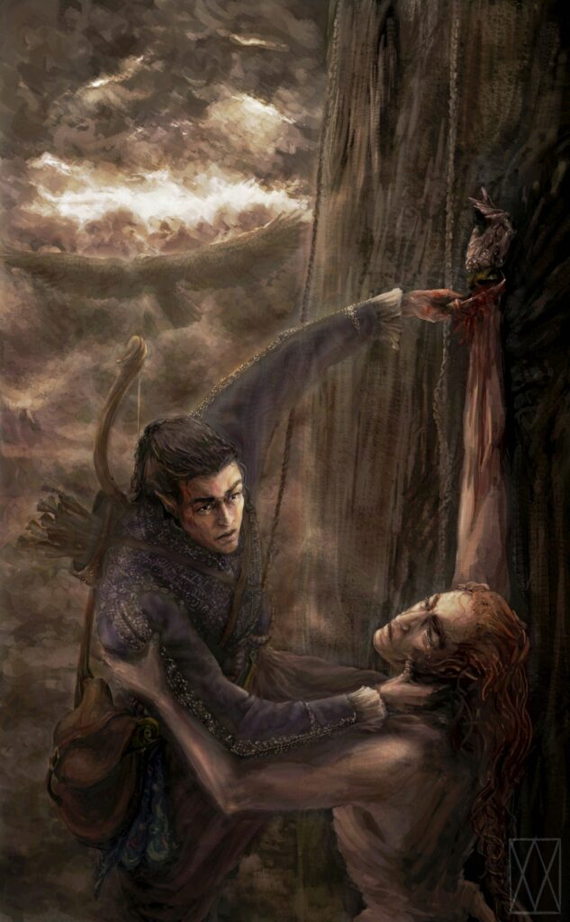 the rescue of maedhros from the silmarillion