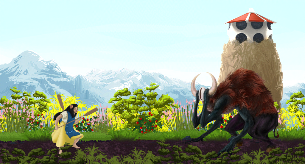 video game concept art